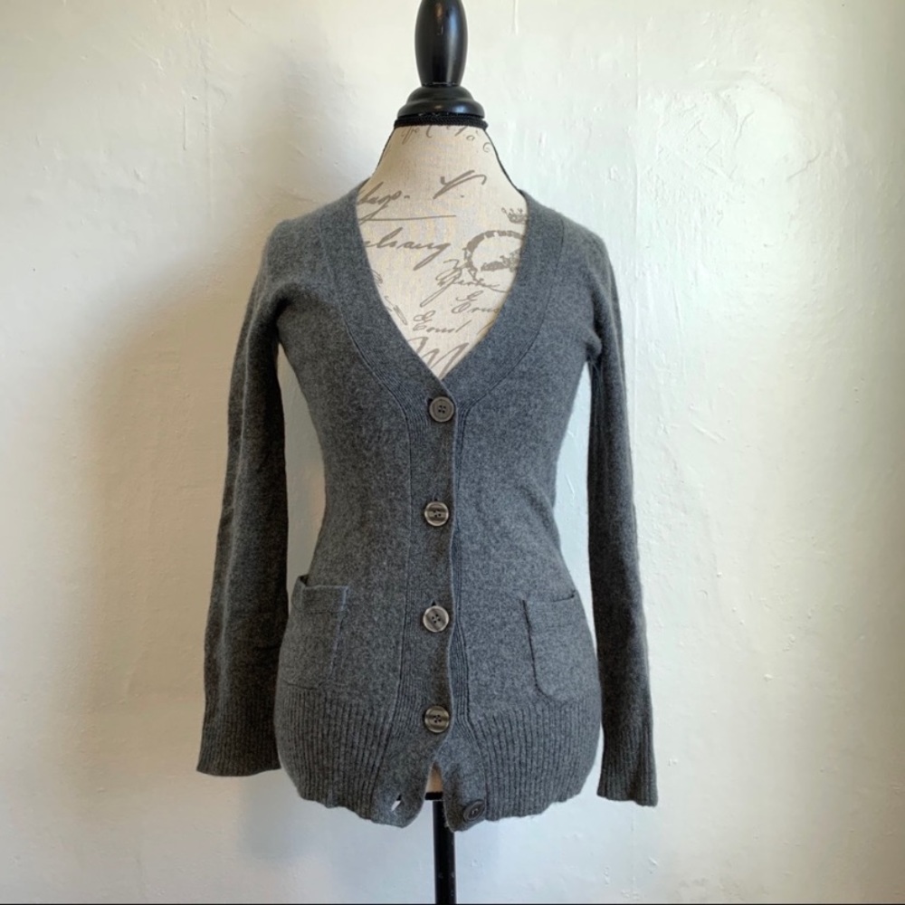 Cece Cashmere Cardigan Button Down Long Sleeve